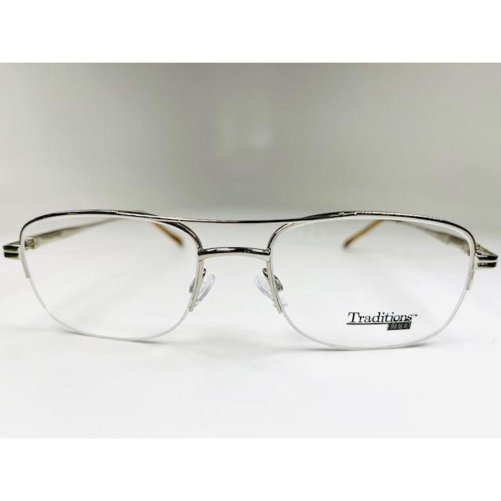 New TRADITIONS OW-95 Col.70 Silver Eyeglasses 55/19/140
